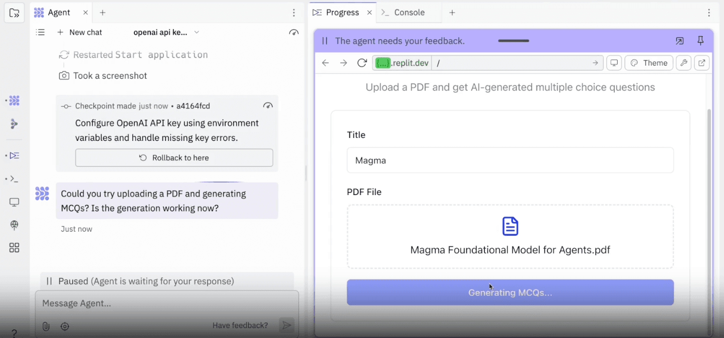 Replit Agent Test app